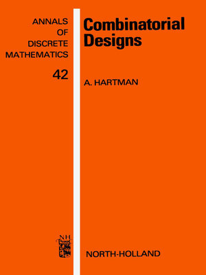 cover image of Combinatorial Designs